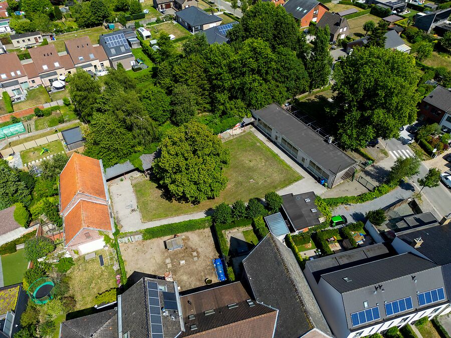 Te renoveren school in het groene Bellem